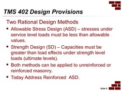 ASD Design for Reinforced CMU Walls | PDF | Stress (Mechanics) | Bending