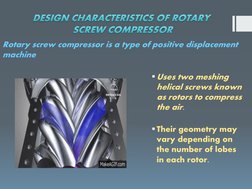 Rotary Screw Compressor Overview | PDF