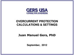 Overcurrent Protection Settings Guide | PDF | Relay | Engineering