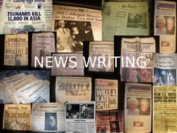 NEWS WRITING
