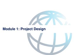 Module 1: Project Design
