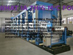 Rotocoptor Print Roto Printing Machine Overview | PDF | Graphic Design | Industries