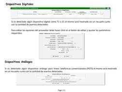 JUST 
Dispositivos Digitales 
Si es detectado algún dispositivo digital como T1 o E1 el mismo será mostrado en un recuadro ju
