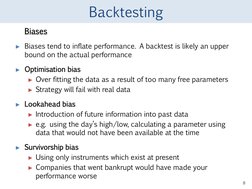 Python Backtesting for Quantitative Trading | PDF | Beta (Finance ...