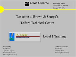 Pc Dmis Training.pdf PC-DMIS Level 1 Training Manual | PDF | Cartesian Coordinate System ...