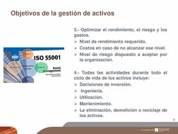 Objetivos de la gestión de activos 
9 
3.- Optimizar el rendimiento, el riesgo y los 
gastos. 
Nivel de rendimiento requerid