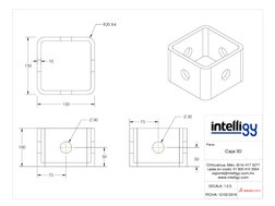 Caja 3D
Pieza:
ESCALA: 1:2.5
FECHA: 12/02/2016
Chihuahua, Méx: (614) 417 3277
Lada sin costo: 01 800 410 3554
soporte@intelli