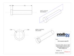 Perno para caja 3D
Pieza:
ESCALA: 1:2
FECHA: 12/02/2016
Chihuahua, Méx: (614) 417 3277
Lada sin costo: 01 800 410 3554
soport