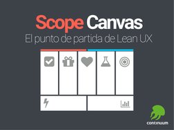 Scope Canvas
El punto de partida de Lean UX
