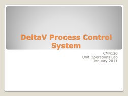 Delta V Process Control DeltaV DCS Architecture Overview | PDF | Manufactured Goods ...