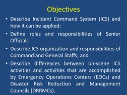 Overview of Incident Command System in the Philippines | PDF | Incident ...