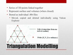 Triangulation Modelling in Vulcan | PDF | Computer Data | Computing