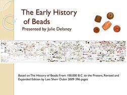 History of Beads: From Prehistory to Trade | PDF | Bead