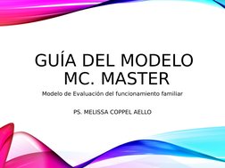 Guía del Modelo McMaster Familiar | PDF | Comportamiento | Metafísica ...