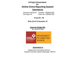 Online Crime Reporting System Project | PDF | Operating System | Web Server
