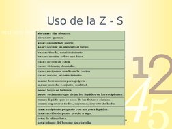 42
5
1
0011 0010 1010 1101 0001 0100 1011
Uso de la Z - S
9
