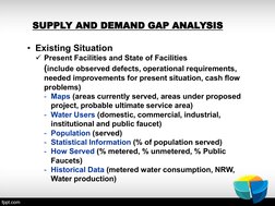 Supply and Demand Gap Analysis | PDF | Water Resources | Commercial ...