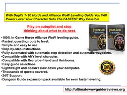 Ultimate WoW Leveling Guide 1-80 | PDF | Leisure | World Of Warcraft