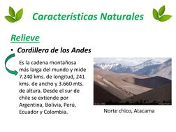 Características del Norte Chico de Chile | PDF | Andes | Geomorfología