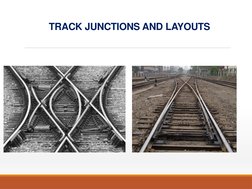 Types of Railway Track Junctions | PDF | Rail Transport | Civil Engineering