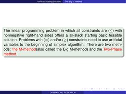 Big M Method in Linear Programming | PDF | Mathematical Optimization ...