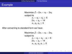 Big M Method in Linear Programming | PDF | Mathematical Optimization ...