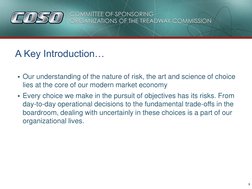 COSO 2017 ERM Framework Overview | PDF | Enterprise Risk Management | Risk