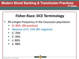 Chapter 7 RH Blood Group System | PDF | Blood Type | Animal Anatomy