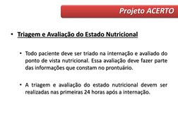 Projeto Acerto Protocolo ACERTO: Recuperação Pós-Operatória | PDF | Sistema digestivo ...
