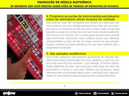 /YELLOW.ART.BR
/YELLOW.ART.BR
/YELLOWARTBR
28 SEGREDOS QUE VOCE PRECISA SABER PARA SE TORNAR UM PRODUTOR DE SUCESSO
V
PRODUCA