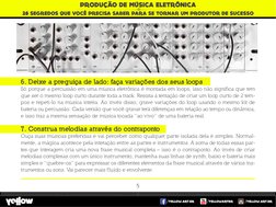 /YELLOW.ART.BR
/YELLOW.ART.BR
/YELLOWARTBR
28 SEGREDOS QUE VOCE PRECISA SABER PARA SE TORNAR UM PRODUTOR DE SUCESSO
V
PRODUCA