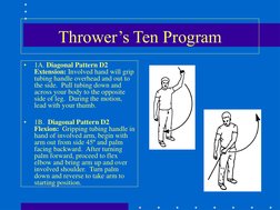 Throwing 10 Thrower's Ten Exercise Program Guide | PDF | Anatomical Terms Of Motion ...