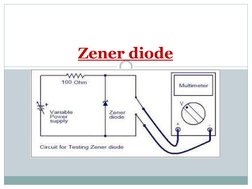 Zener diode
