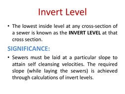 Invert Level Calculation for Sewers | PDF | Sanitary Sewer | Slope