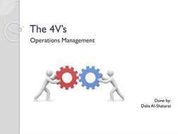 Understanding the 4V's in Operations Management | PDF | Operations ...