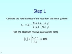 Secant Method in Numerical Analysis | PDF | Derivative | Trigonometric ...