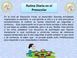 En el nivel de Educación Inicial, se desarrollan diversas actividades
organizadas en períodos, lo cual permite al niño y a la