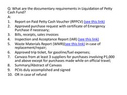 Rppcv Petty Cash Fund Management Guidelines | PDF | Invoice | Payments