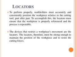 Locating Methods Locating Principles and Methods | PDF | Machining | Industrial Processes