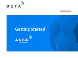Quick Start Guide to ANSA Interface | PDF | Graphical User Interfaces ...