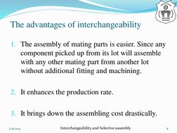 Interchangeability and Selective Assembly | PDF | Engineering Tolerance ...