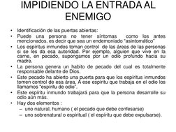 IMPIDIENDO LA ENTRADA AL 
ENEMIGO
•
Identificación de las puertas abiertas:
•
Puede
una
persona
no
tener
síntomas
como
los
an