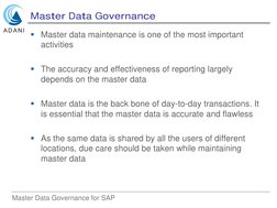 Mastergov Database SAP Master Data Governance Overview | PDF | Information Management | Data