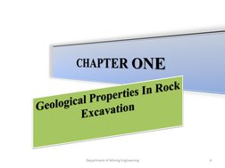 4
Department of Mining Engineering
