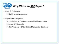 Writing an SPE Technical Paper Guide | PDF | Proofreading | Abstract ...