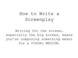 Screenplay Writing Essentials | PDF | Screenplay | Plot (Narrative)