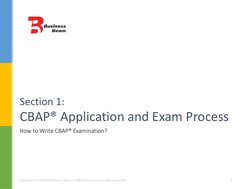 How To Write Cbap Examinations | PDF | Identity Document | Business ...