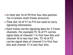 PCM Frame Structure and Synchronization | PDF | Multiplexing | Sampling ...