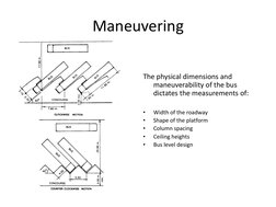 Bus Terminal Turning Radius Standards | PDF