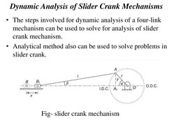Dynamic Analysis of Slider Crank Mechanisms | PDF | Piston | Force